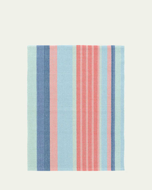 Aruba Stripe Handwoven Cotton Rug, 9' x 12'